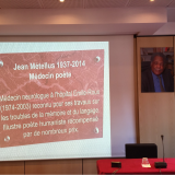 Hommage Jean Métellus - Paris 2017 - Plaque