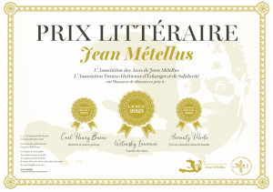 Prix Jean Métellus - Edition I